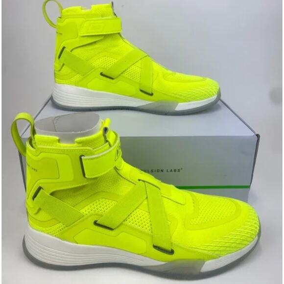 NEW APL Men's Superfuture Sneakers Yellow Energy Silver White Men's 10 - Picture 2 of 7
